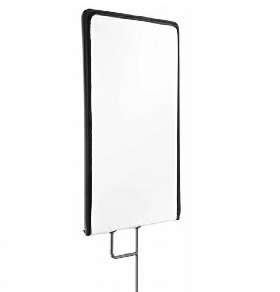 Bresser 75x90cm 5-in-1 C-Stand Flag Panel Kit with Reflector, Diffuser, and Backdrop for Studio Photography