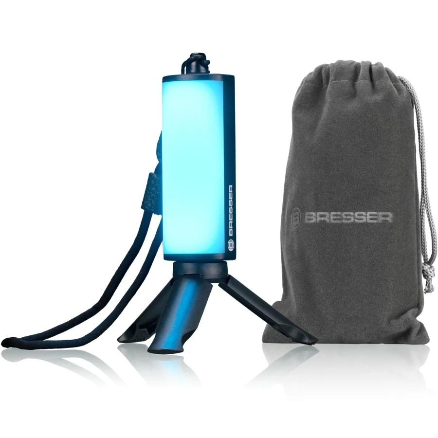 Bresser BR-6 RGB Mini LED Light Tube - Portable Color-Changing Decorative Lighting