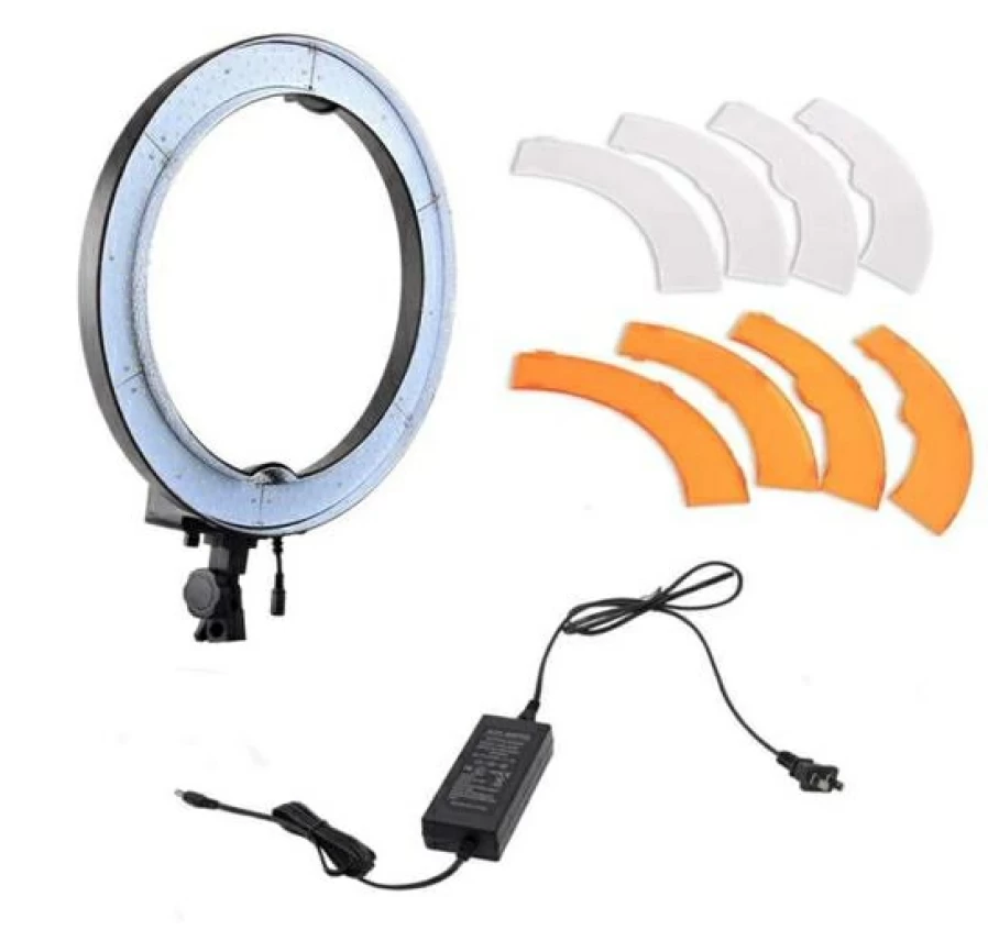 Bresser BR-RL18 18-Inch Ring Light 55W 5760 Lumens LED Daylight Continuous Lighting with Stand and Carry Bag for Photography Video Studio