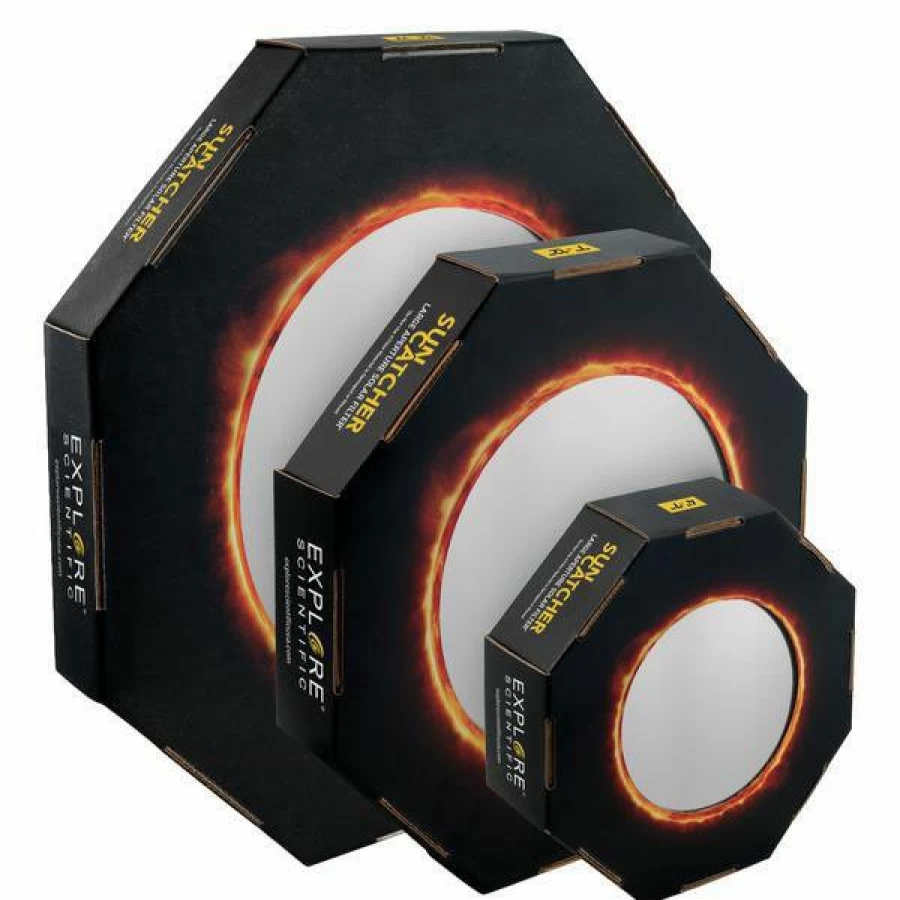 Bresser Solar Filter for 60-80mm Telescopes – Explore Scientific Sun Catcher Safe Viewing Accessory