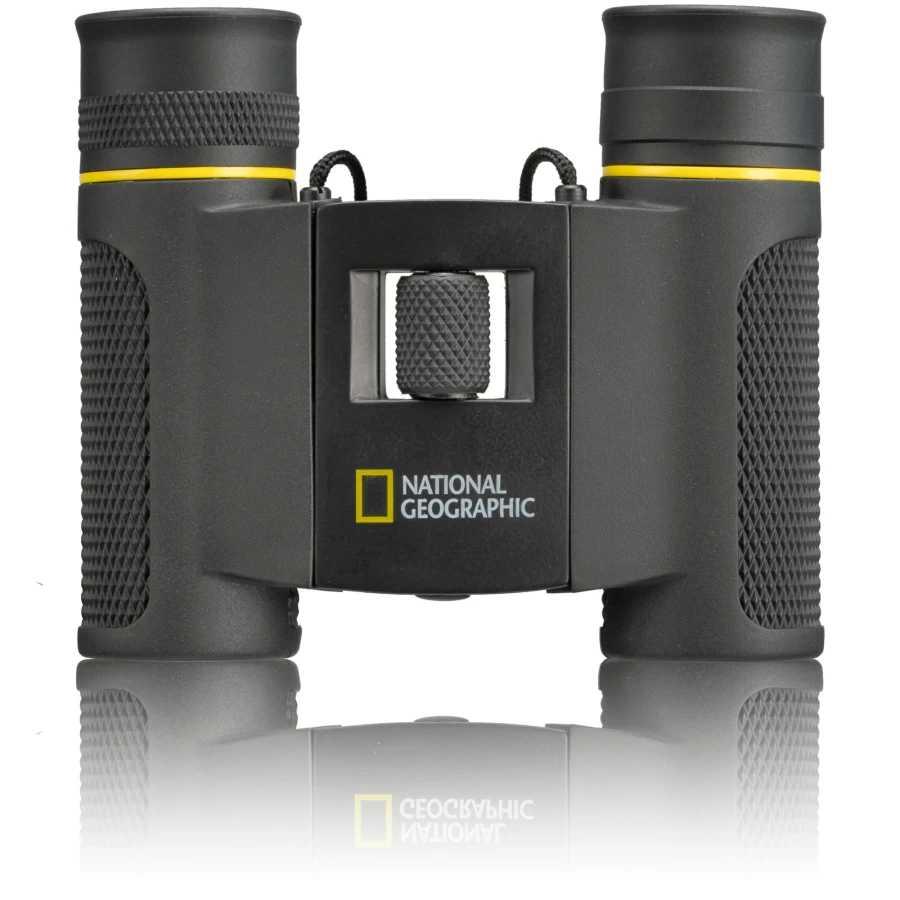 Bresser 8x21 Compact Pocket Binoculars – Portable Travel & Outdoor Magnifier by National Geographic