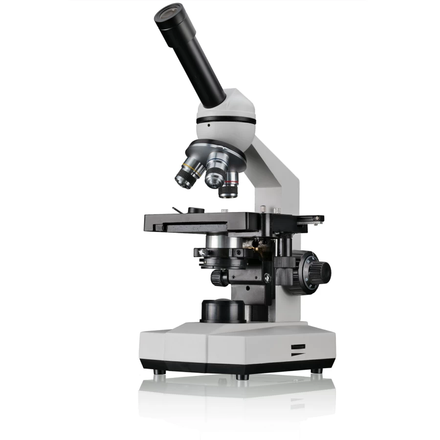 Bresser Erudit Basic Monocular Microscope 40X-400X Magnification for Beginners and Students