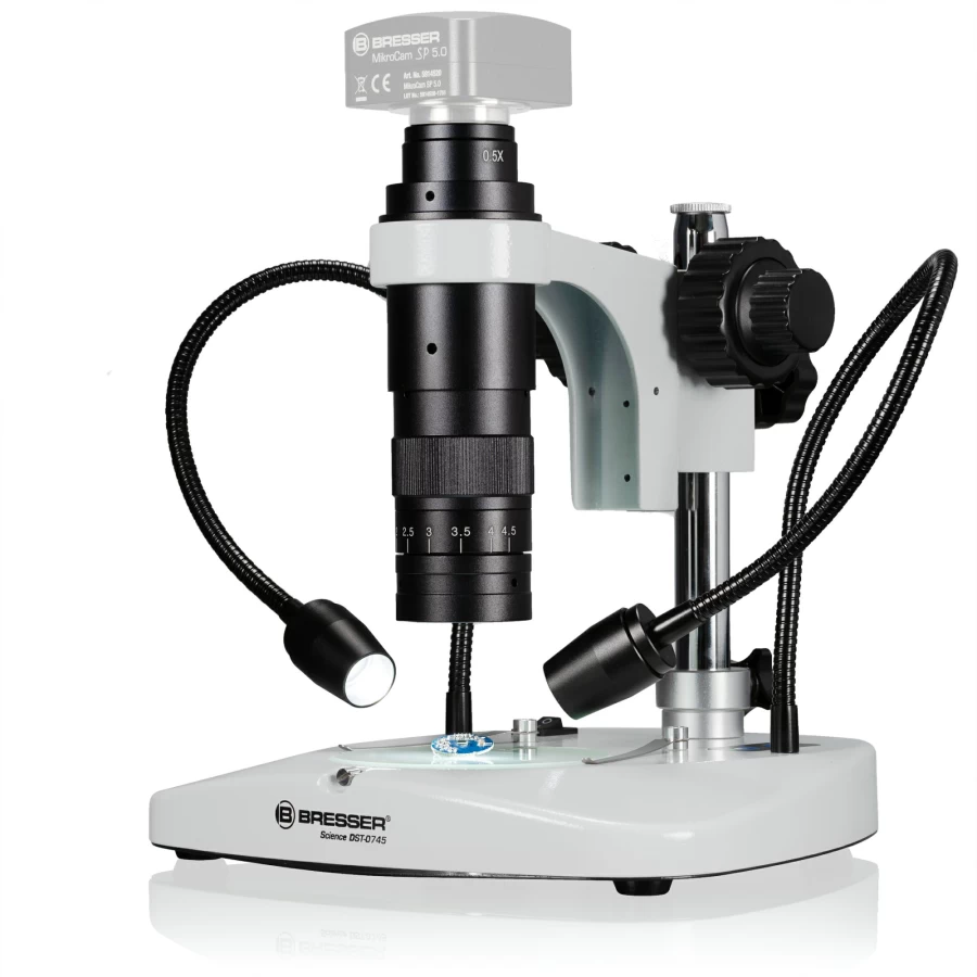 Bresser DST-0745 Ultra Macro Zoom Microscope for High-Precision Digital Imaging and Detailed Specimen Analysis