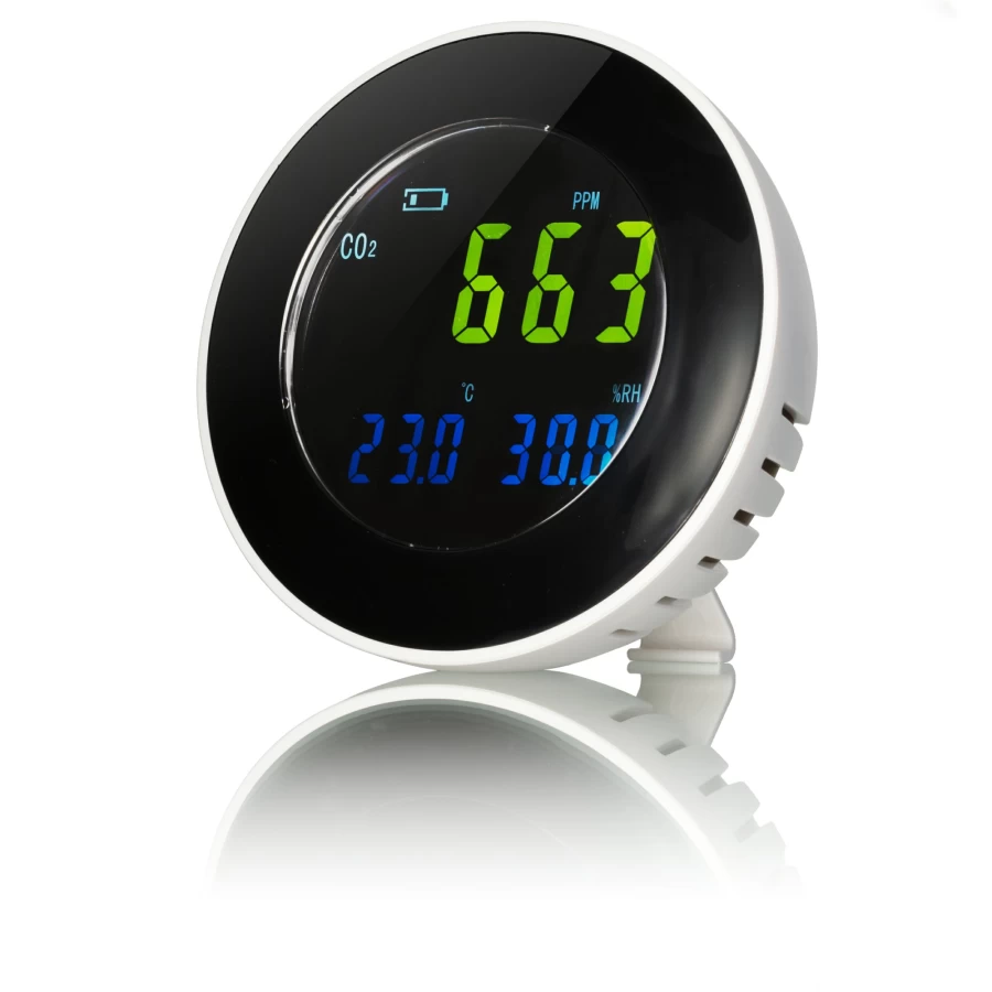 Bresser CO2 Monitor with Data Logger - Accurate Air Quality Measurement and Analysis Tool