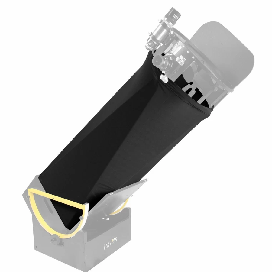 Bresser 16" Ultra Light Dobsonian Telescope with Explore Scientific Light Shroud for Enhanced Stargazing