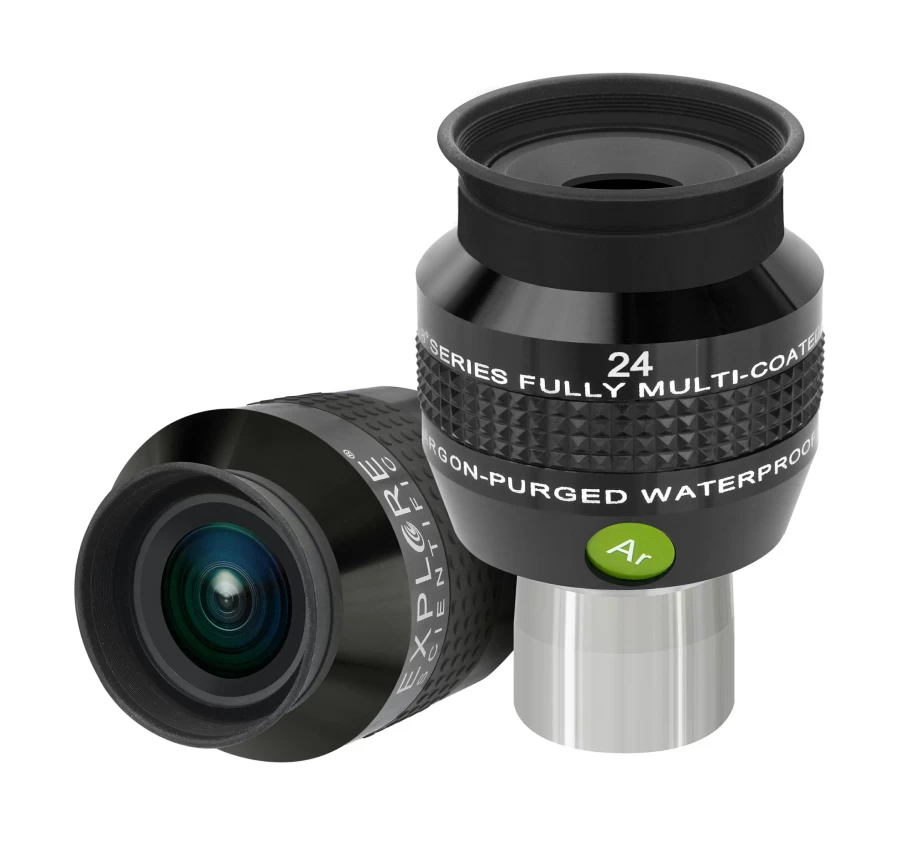 Bresser 68° Ar 24mm Eyepiece (1.25") for Telescopes - High Quality Wide Angle Lens