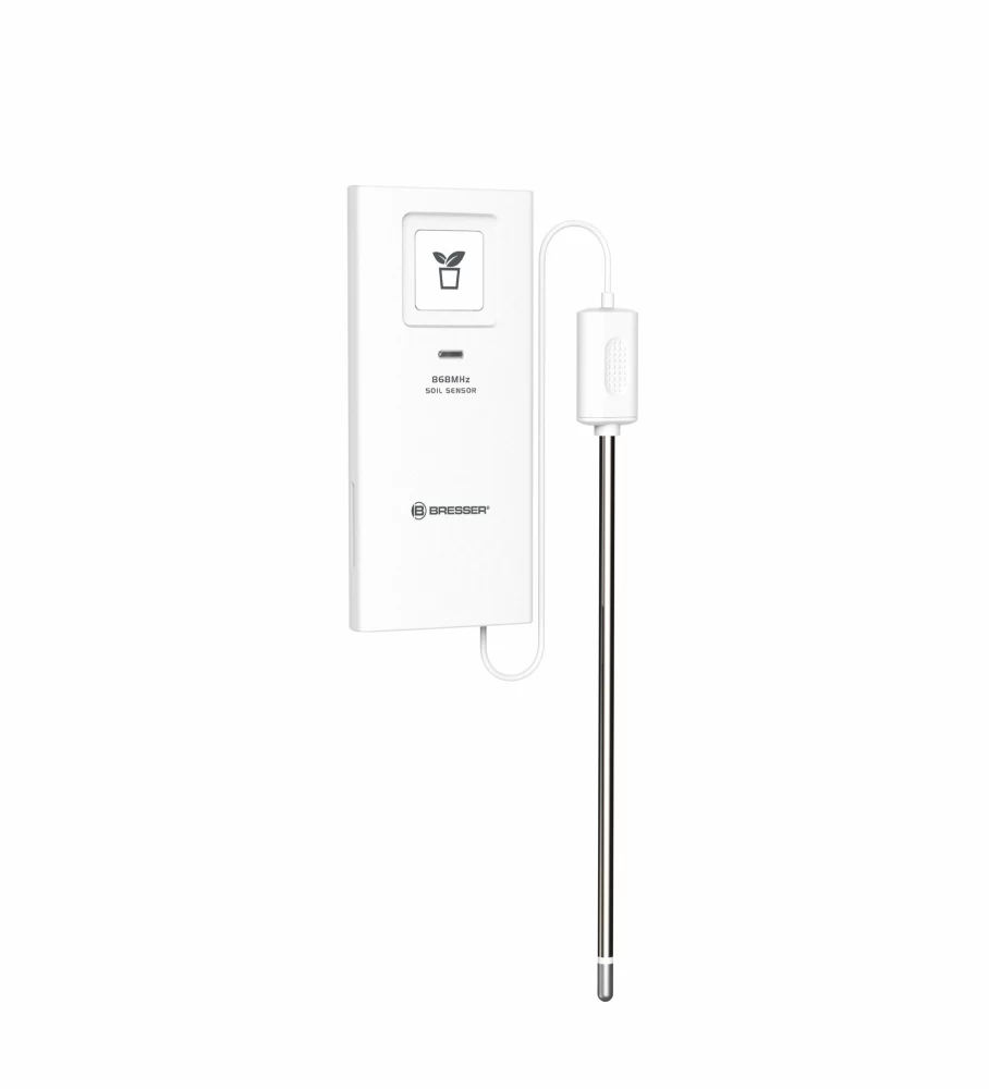 Bresser Digital Soil Moisture and Temperature Meter - Accurate Garden Soil Tester for Plants