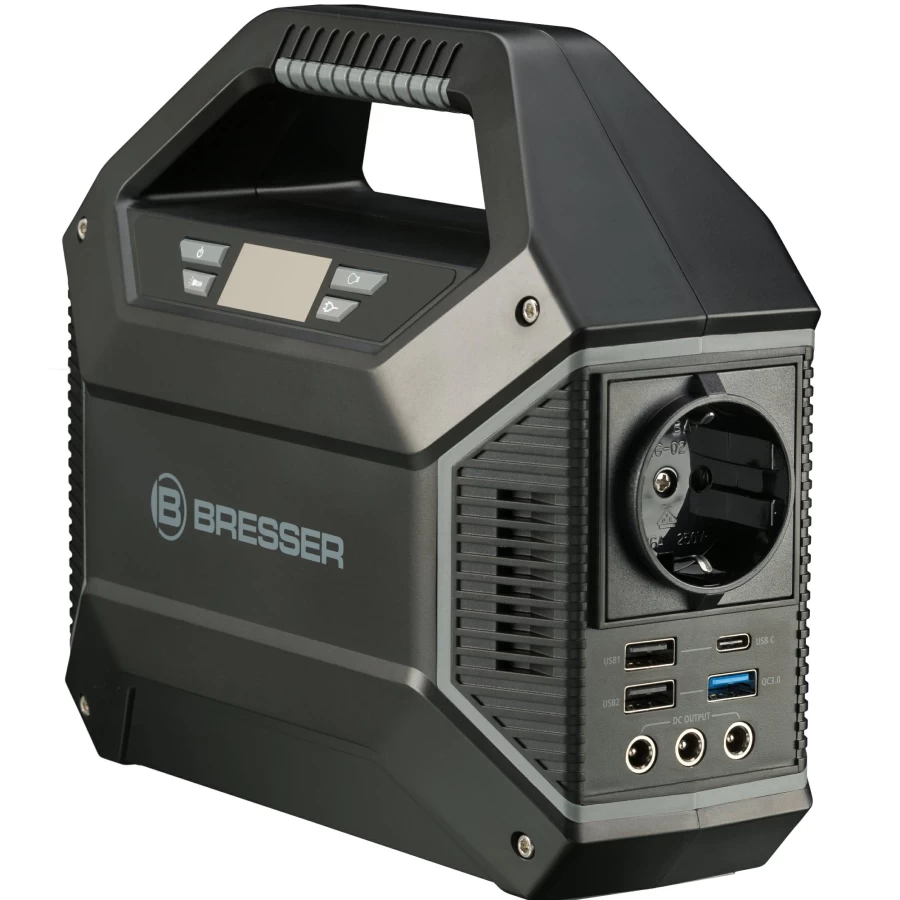 Bresser 100W Portable Solar Power Kit with 40W Solar Panel for Outdoor & Emergency Use