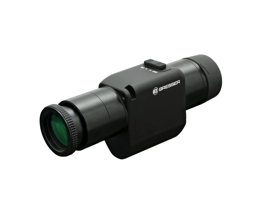Bresser 16x30 Image Stabilized Monocular - Compact High-Power Stabilization Binoculars for Outdoor & Travel