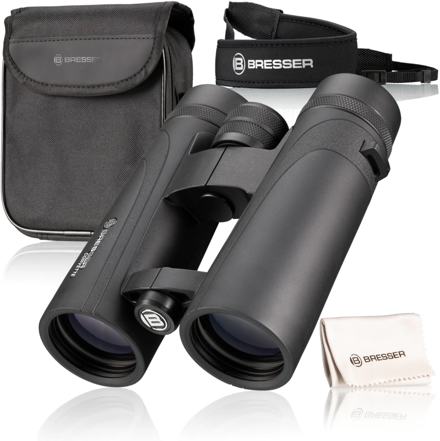 Bresser Corvette 10X42 Waterproof Binoculars with Nitrogen Filling for Clear Vision