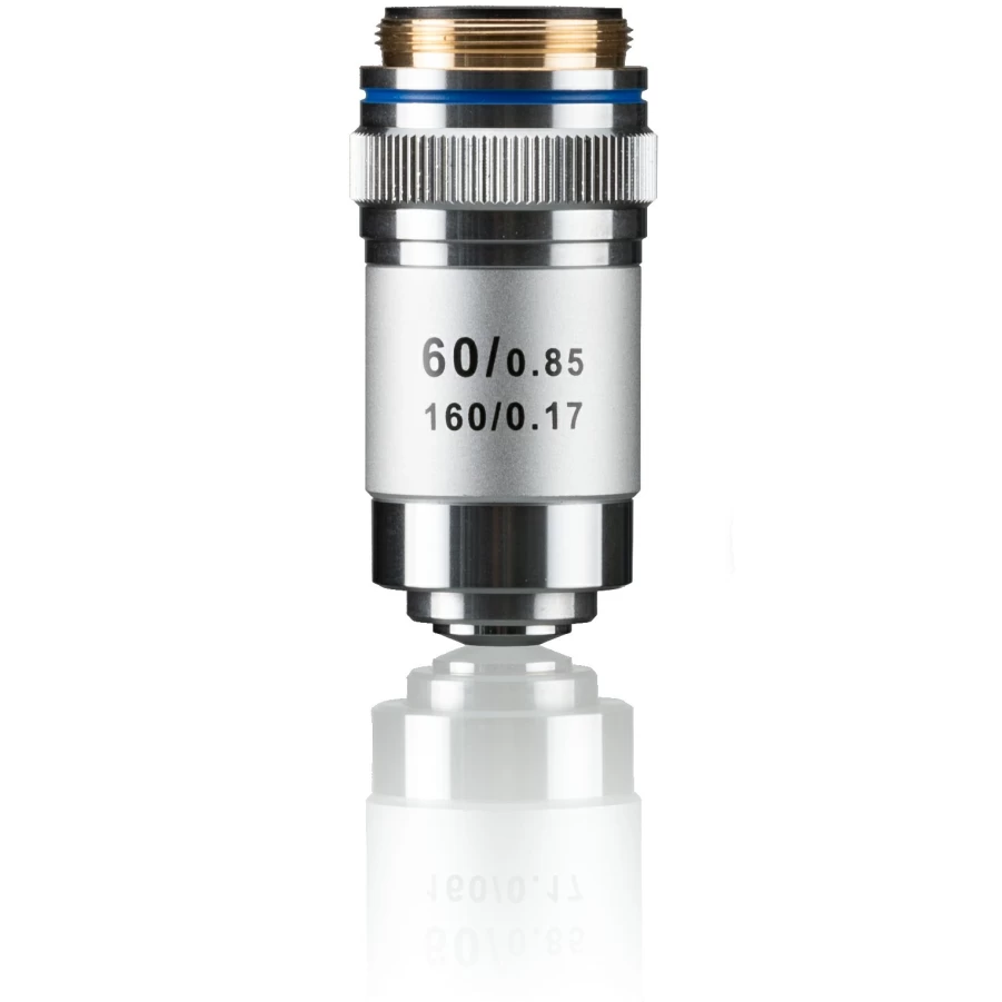 Bresser 60X DIN Standard Microscope Objective Lens for Precision Microscopy