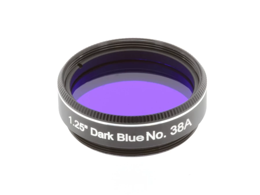Bresser 1.25" Dark Blue No.38A Filter for Telescopes - Explore Scientific Compatible