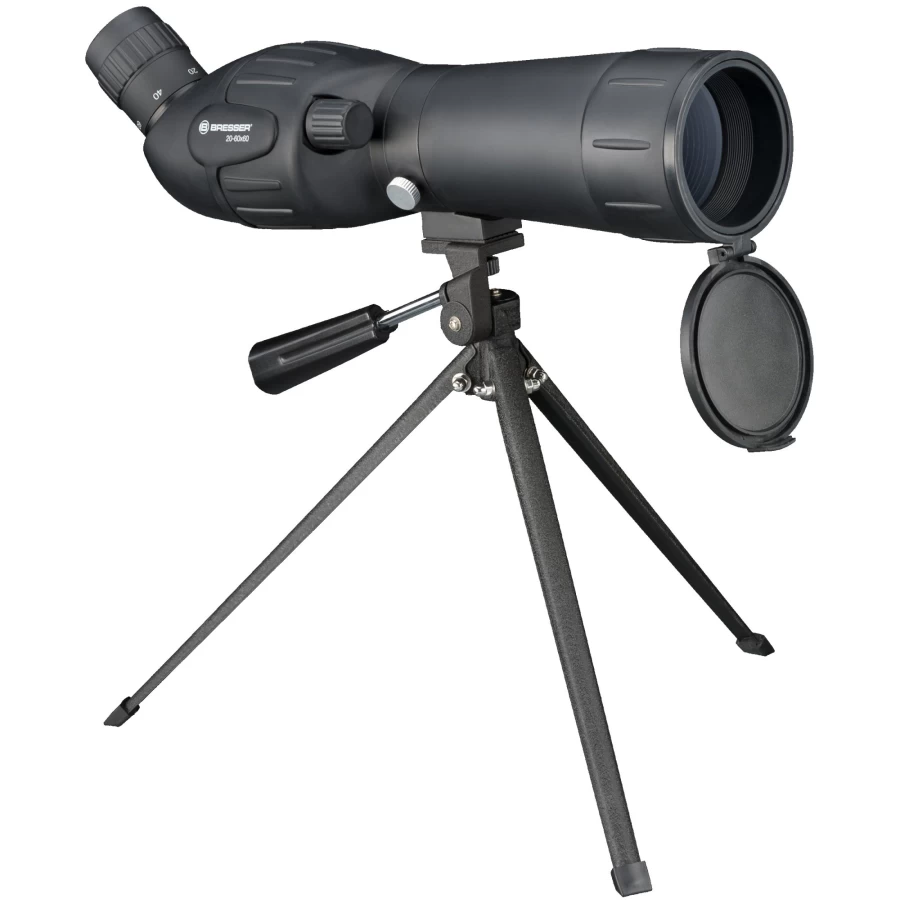 Bresser Junior Spotty 20-60x60 Zoom Spotting Scope for Kids - Compact & Lightweight Telescope for Bird Watching and Outdoor Adventures