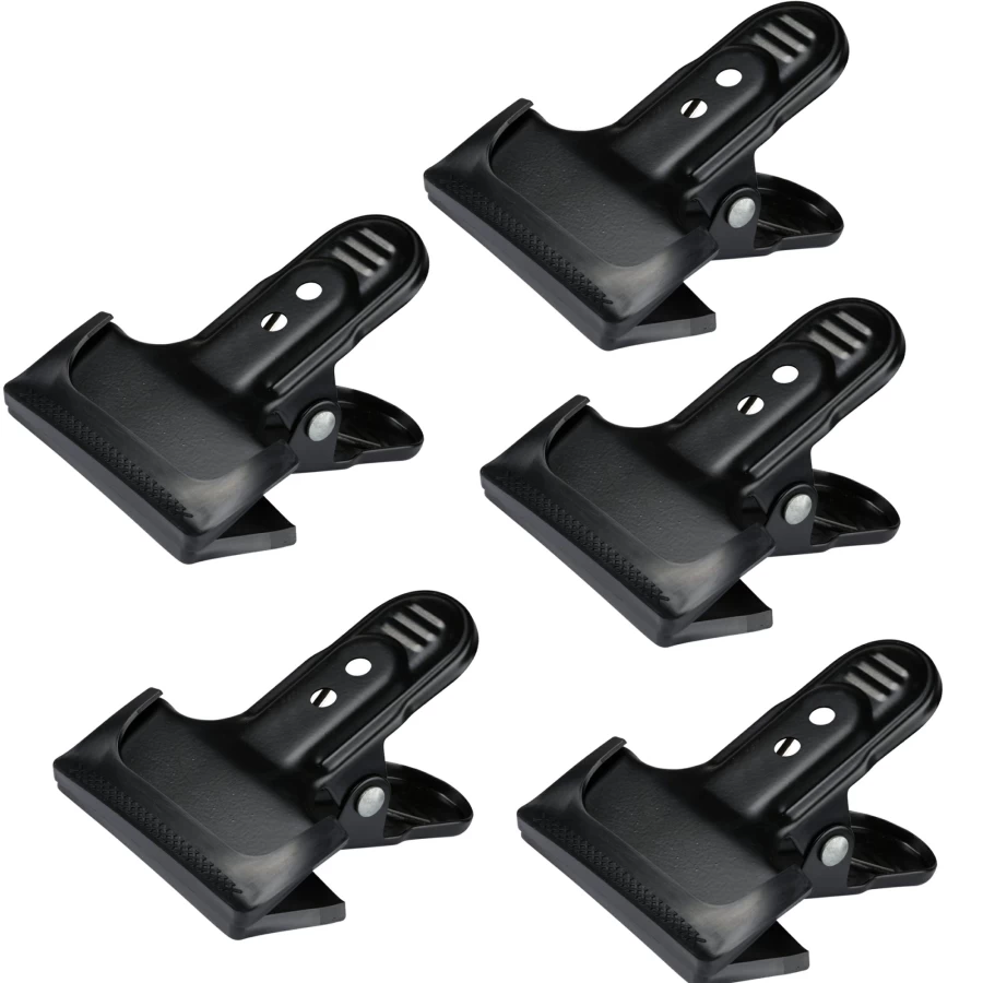Bresser BR-10 Heavy Duty Metal Studio Clamps - Set of 5 for Photography & Videography