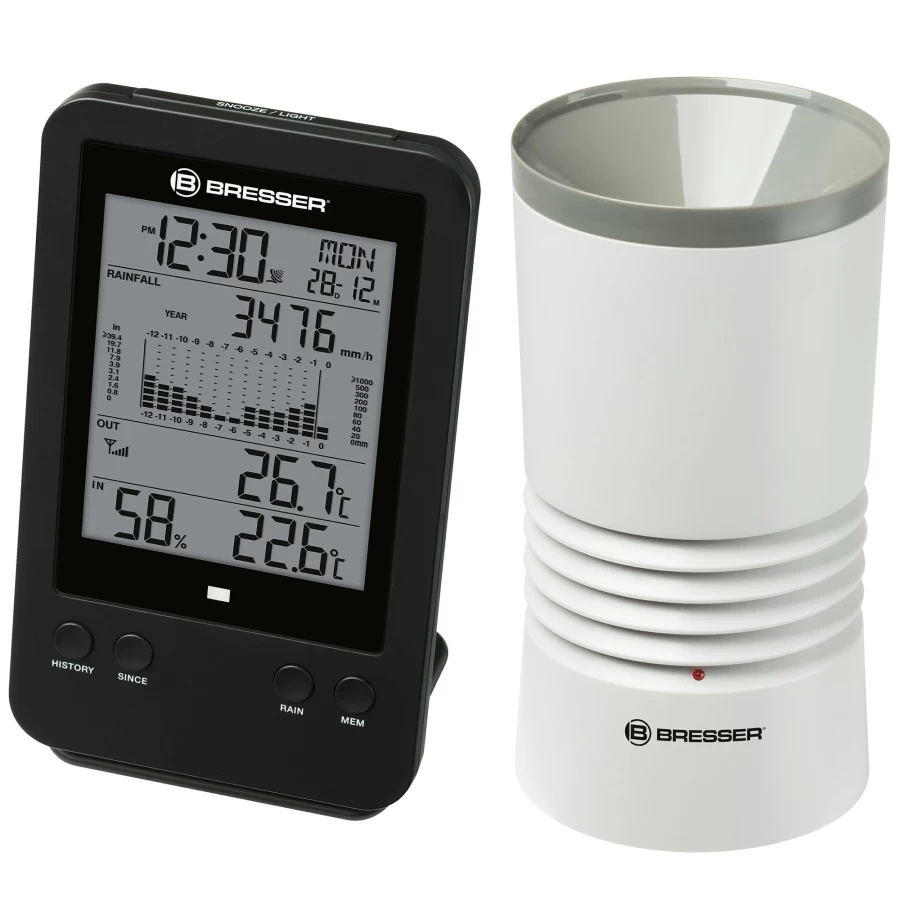 Bresser Professional Rain Gauge – High-Precision Outdoor Weather Measurement Tool