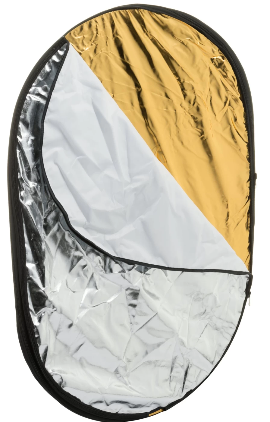 Bresser BR-TR2 7-in-1 Collapsible Photo Studio Kit - 90x120cm Diffuser, Reflector & Background for Professional Photography