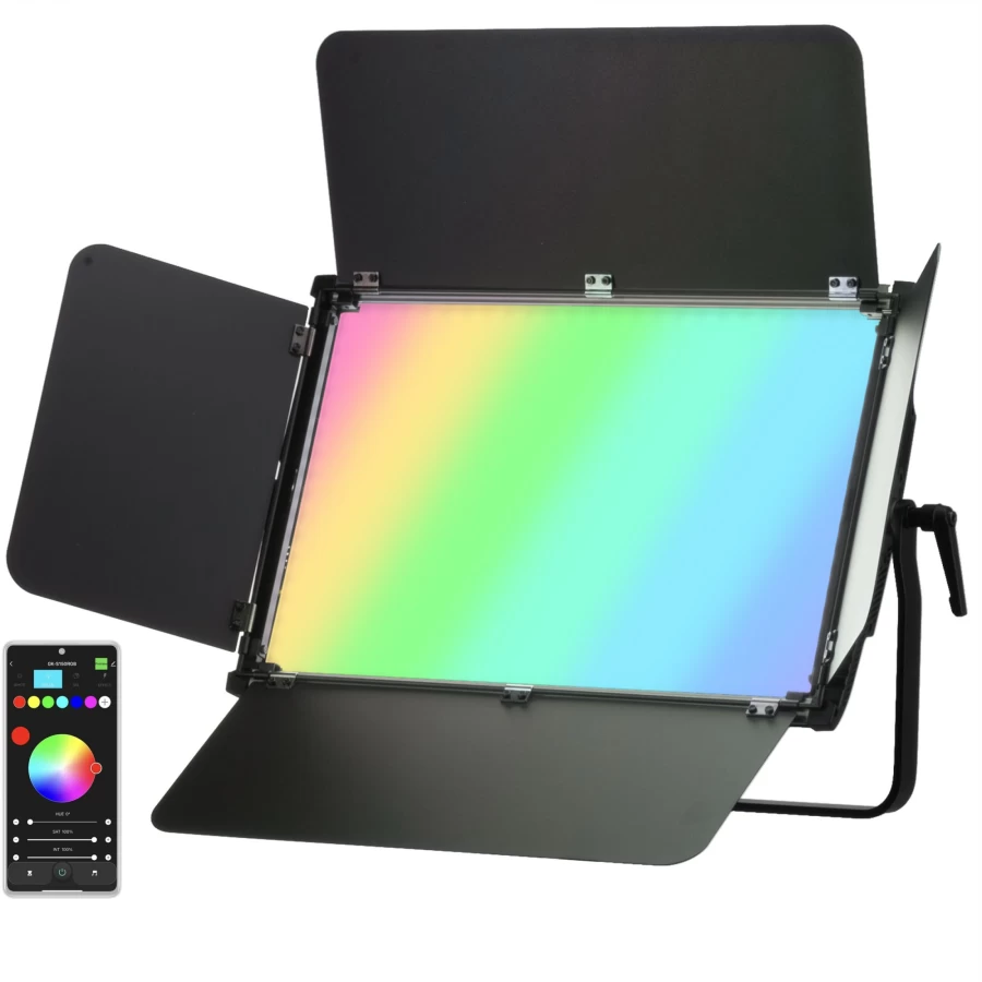 Bresser BR-150 RGB LED Light - Adjustable Color Lighting for Home & Studio
