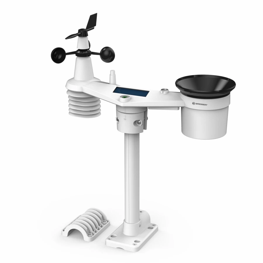 Bresser 7-in-1 Outdoor Weather Sensor with WiFi for 7003200 Weather Station - 4-Day Forecast, Wireless Climate Monitoring