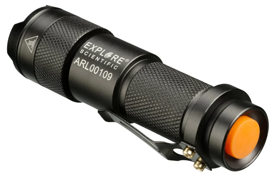Bresser Astro R-Lite Red LED Flashlight for Astronomy - Explore Scientific Night Vision Preserving Light