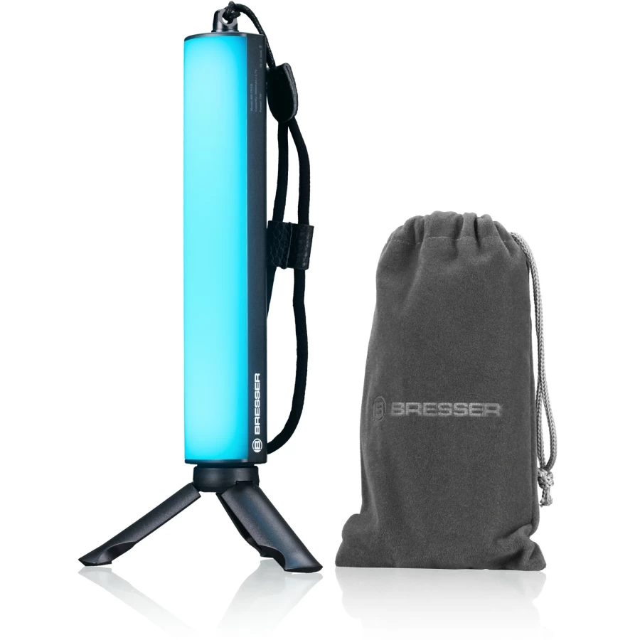Bresser BR-7 RGB Mini LED Tube Light - Compact Color-Changing Decorative Lighting