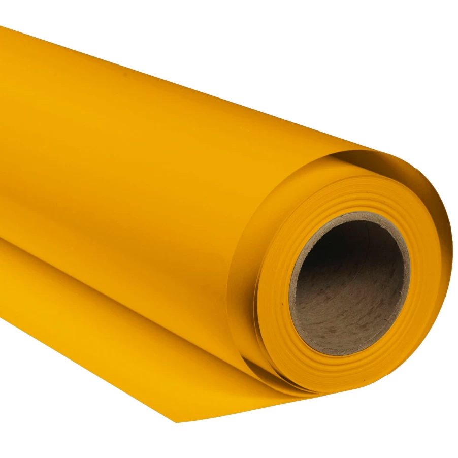 Bresser SBP14 Buttercup Yellow Paper Background Roll - 2.72m x 11m for Photography & Studio Backdrops