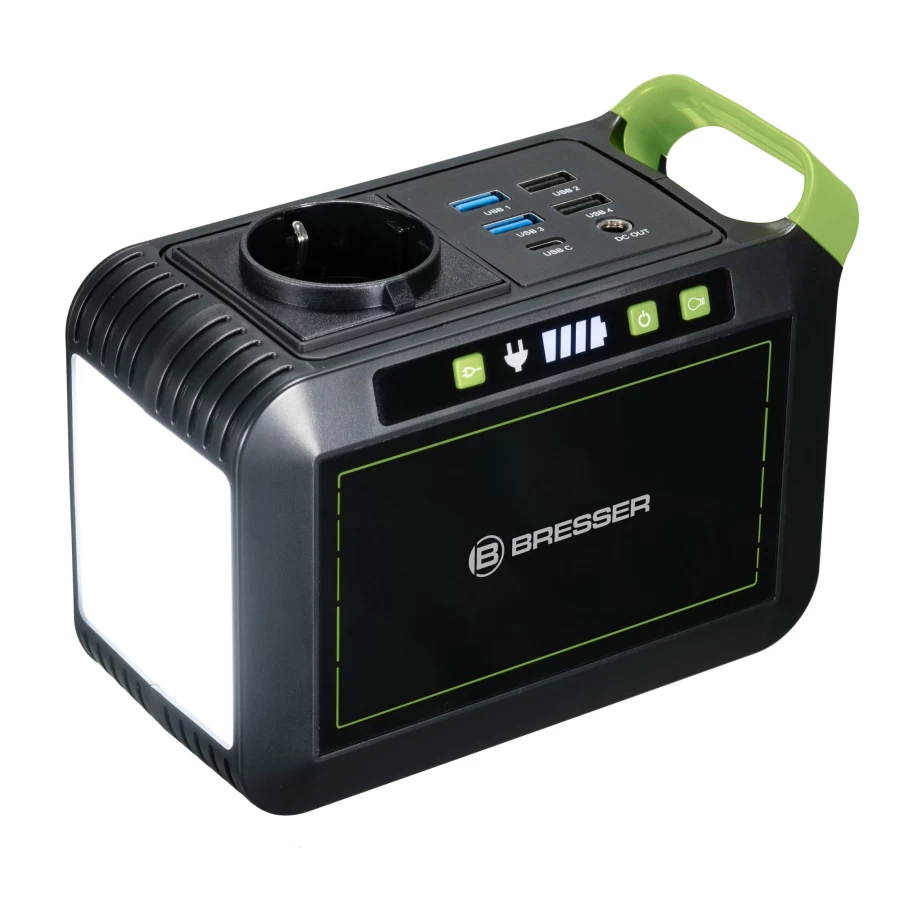 Bresser PSW 88 Portable Power Station – Reliable Backup Battery for Camping, Emergencies & Outdoor Adventures