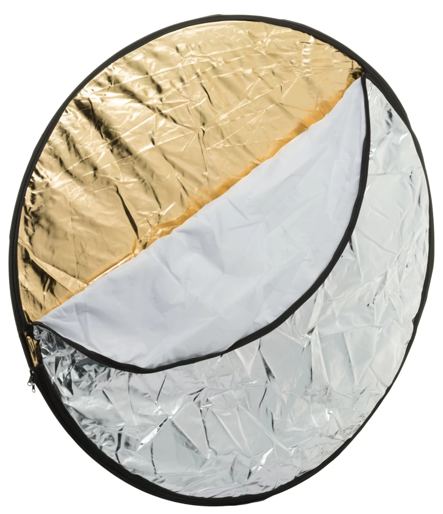 Bresser Br-Tr2 7-in-1 Collapsible Photo Studio Kit - 110cm Diffuser, Reflector & Background for Professional Photography