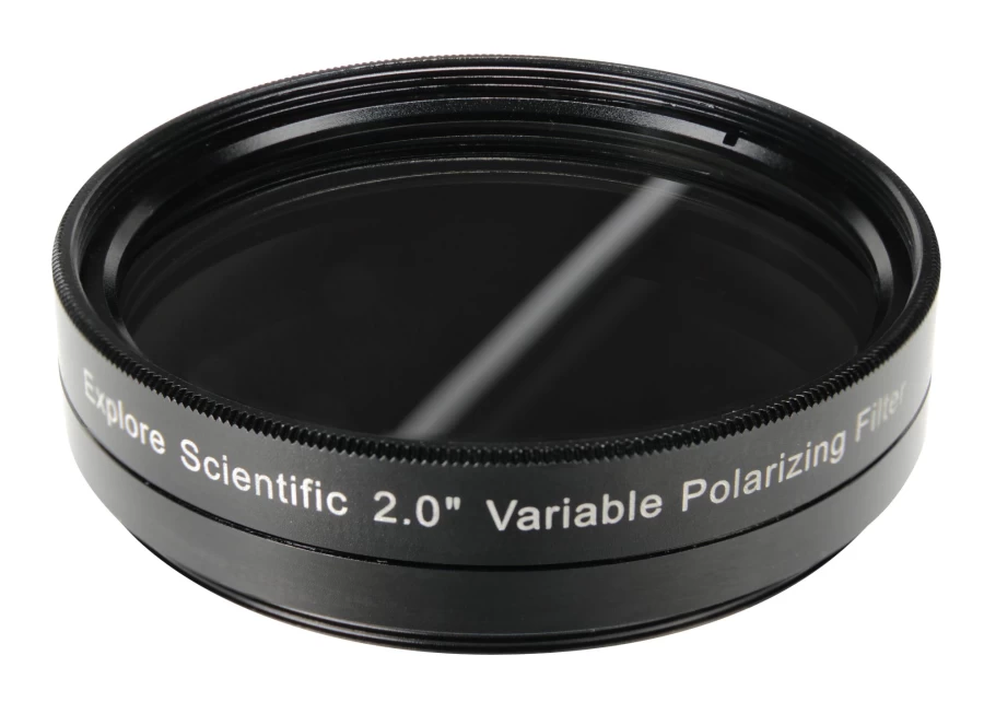 Bresser 2-Inch Variable Polarizing Filter for Telescopes - Explore Scientific Compatible Astronomy Accessory