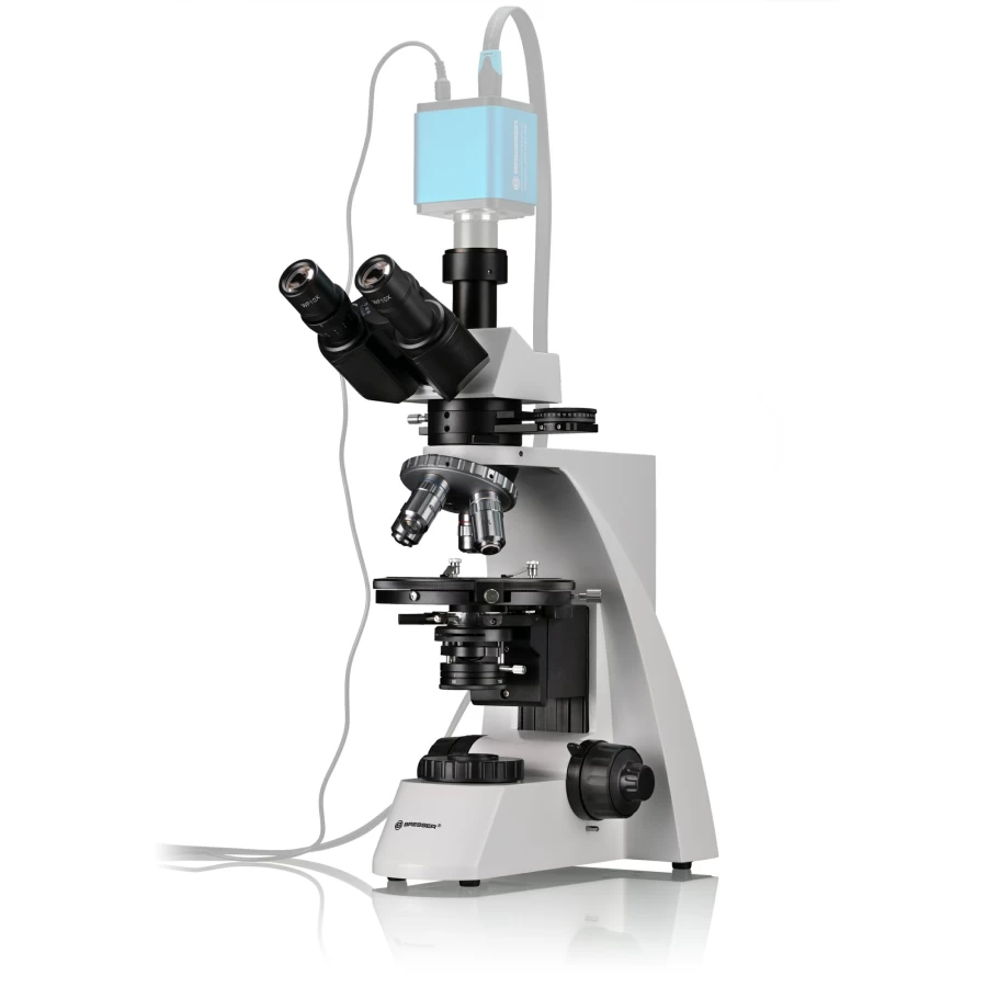 Bresser Science MPO 401 Compound Microscope with LED Illumination for Students and Professionals