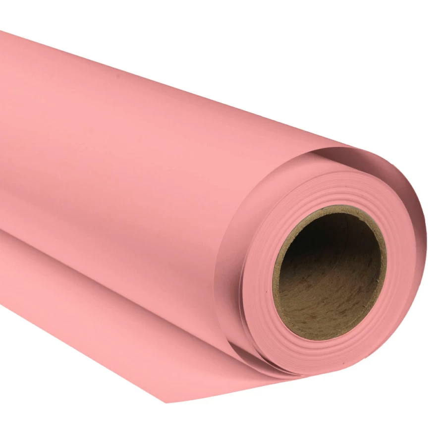 Bresser SBP12 Light Pink Paper Background Roll - 2m x 11m for Photography Backdrops