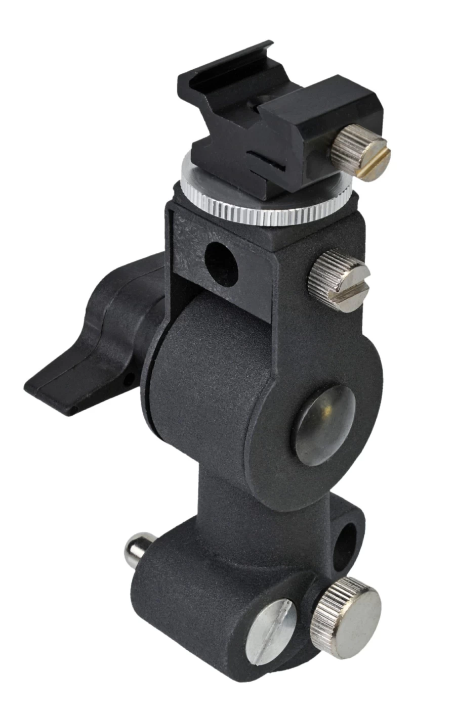 Bresser B-30 D-Bracket Flash Holder with Adjustable Tilt Head for DSLR Cameras
