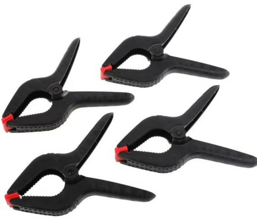 Bresser BR-59 Deluxe 9-Inch Background Clamp Set (4-Pack) for Studio Photography
