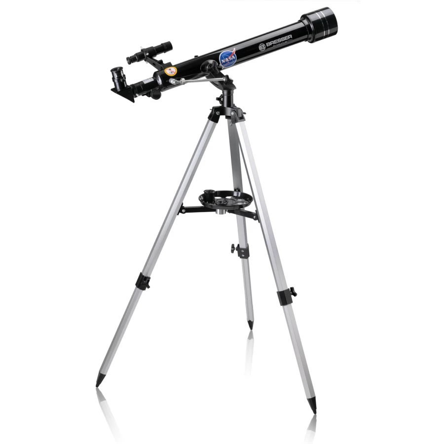 Bresser 60/700 Az Refractor Telescope for Astronomy – NASA-Inspired Space Exploration with High-Quality Optics