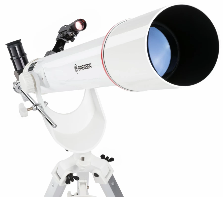 Bresser Nano AR-70/700 AZ Refractor Telescope with 70mm Aperture for Astronomy Beginners