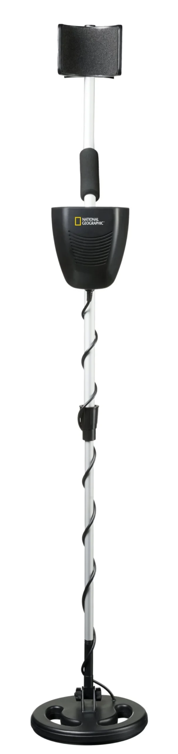 Bresser National Geographic Professional Metal Detector with Advanced Metal Type ID & Depth Measurement for Treasure Hunting