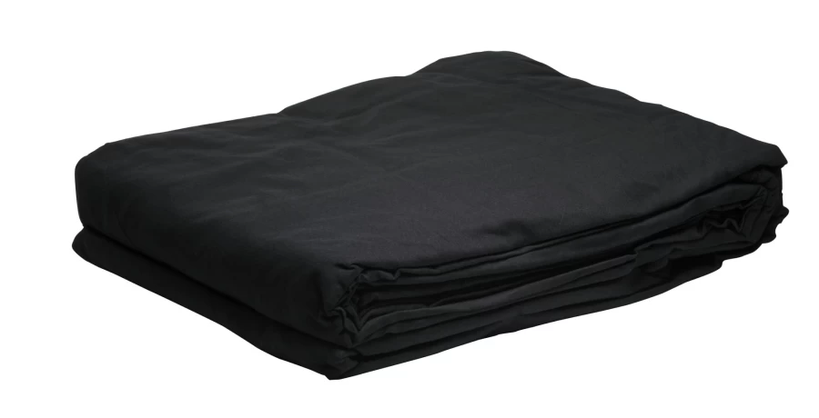 Bresser Y-9 Professional Photography Background Cloth 2.5x3 Meters - High-Quality Black Backdrop for Studio Portraits