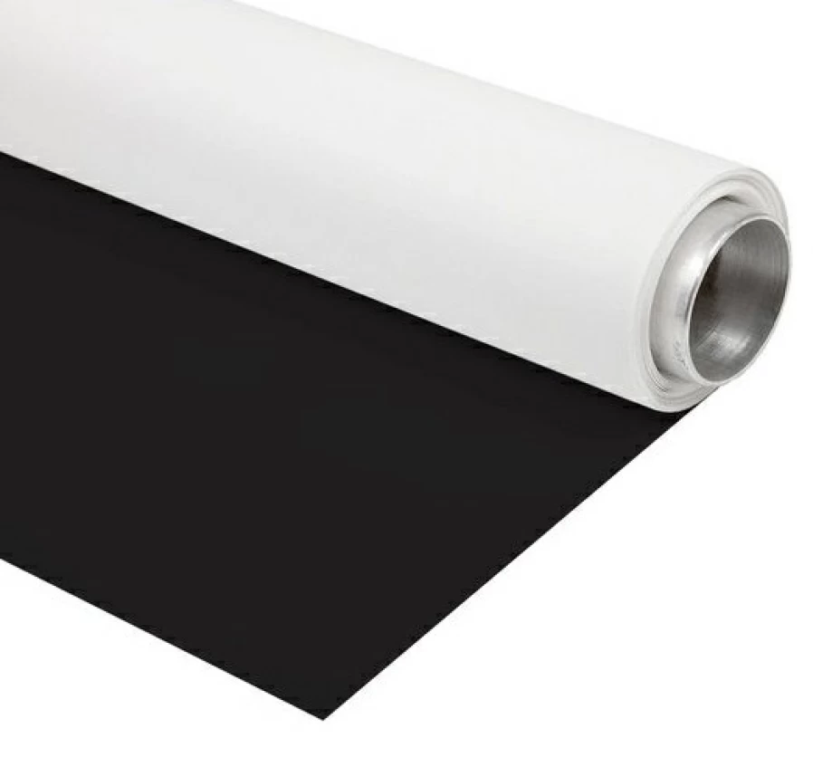 Bresser 1.35x6M Black/White Vinyl Photography Background Roll for Studio Shoots