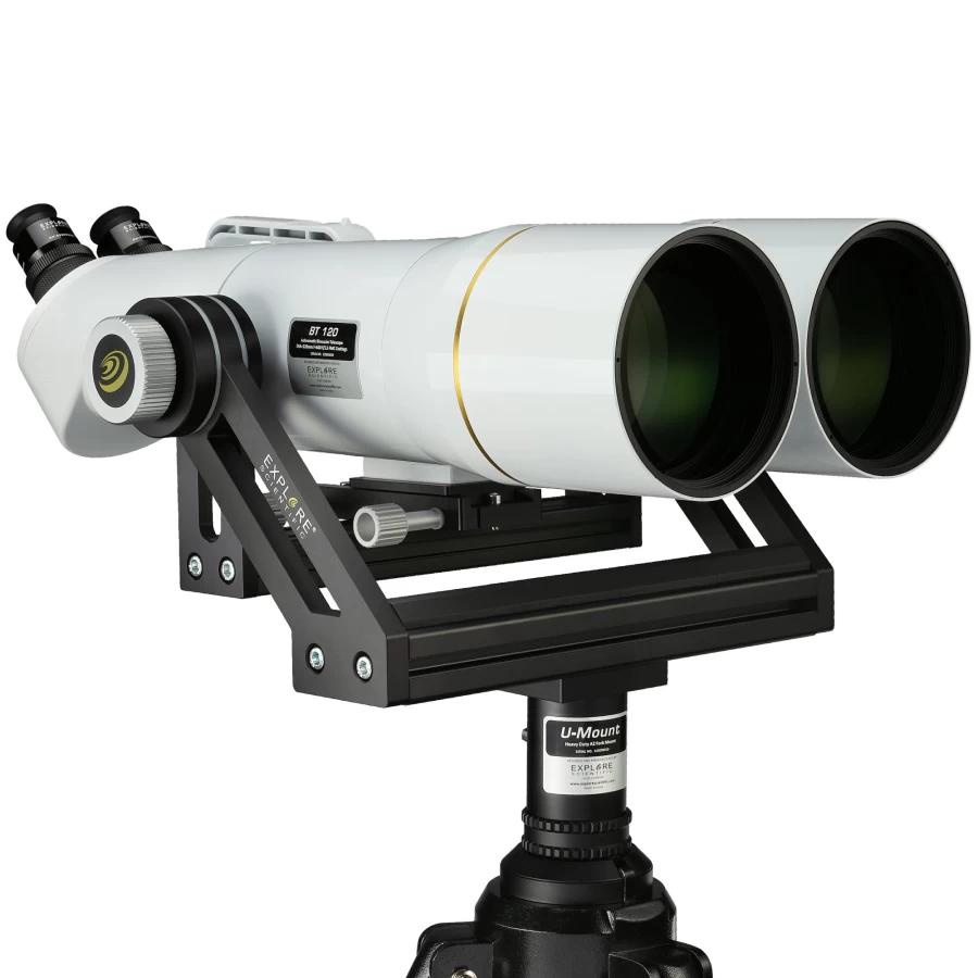 Bresser 20mm Giant Binocular with 62° Wide Angle View - Explore Scientific BT-120 SF High Performance Optics