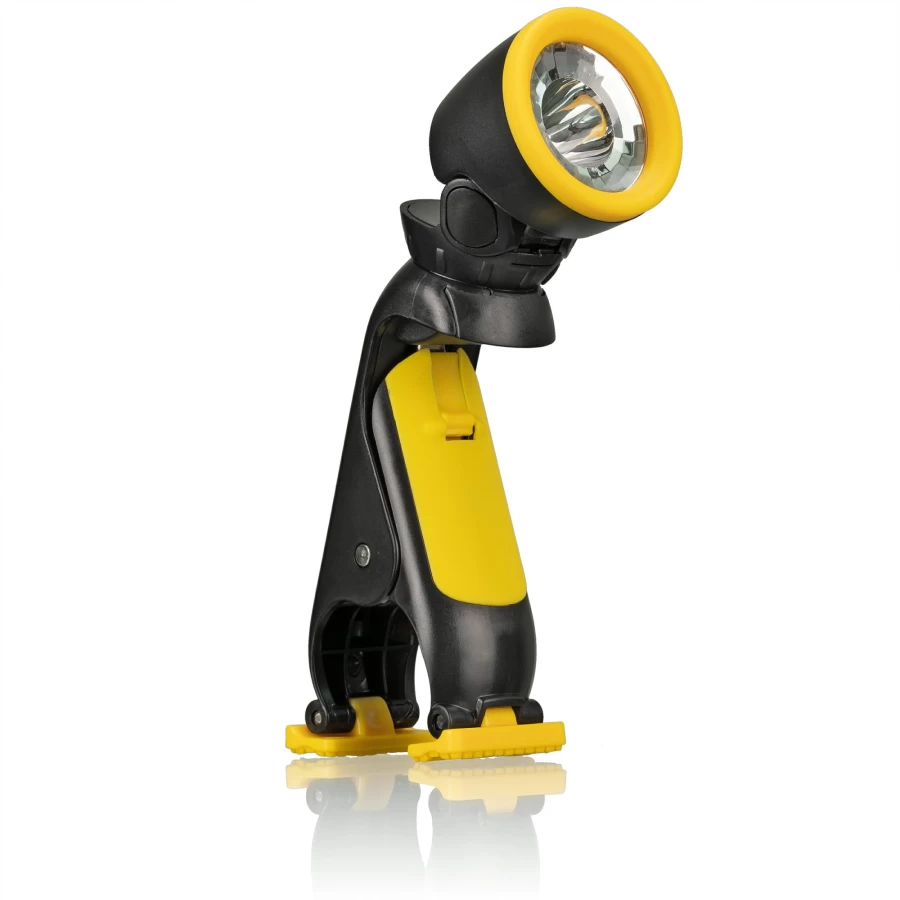 Bresser National Geographic LED Clip Light - Portable Multifunctional Reading Light for Camping, Travel, and Home Use