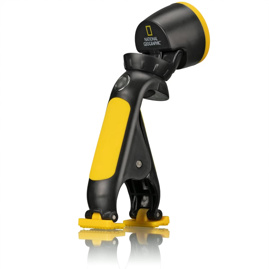 Bresser National Geographic LED Clip Light - Portable Multifunctional Reading Light for Camping, Travel, and Home Use