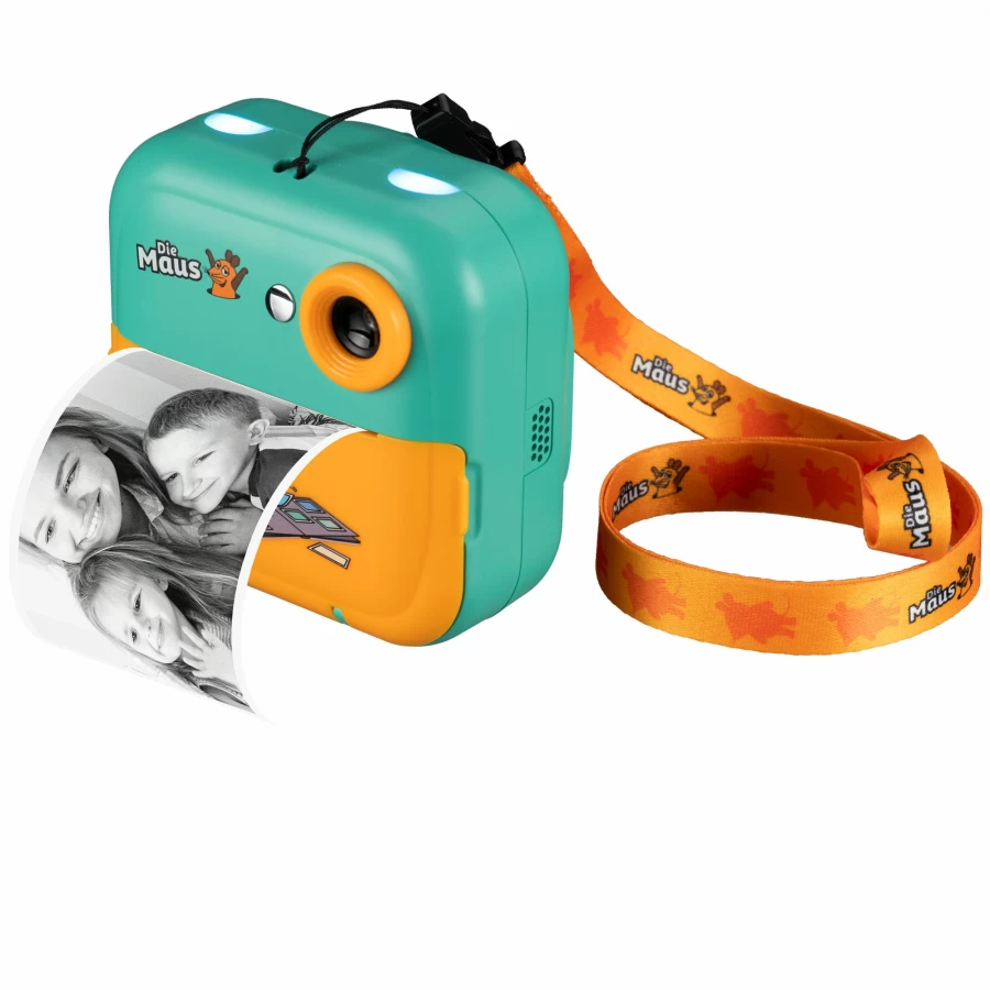 Bresser Die Maus Instant Camera for Kids - Fun & Easy-to-Use Kids Polaroid Camera