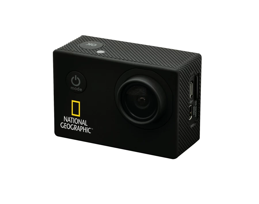 Bresser Full-HD Action Camera with 140° Wide Angle, 30M Waterproof, Outdoor Adventure Gear