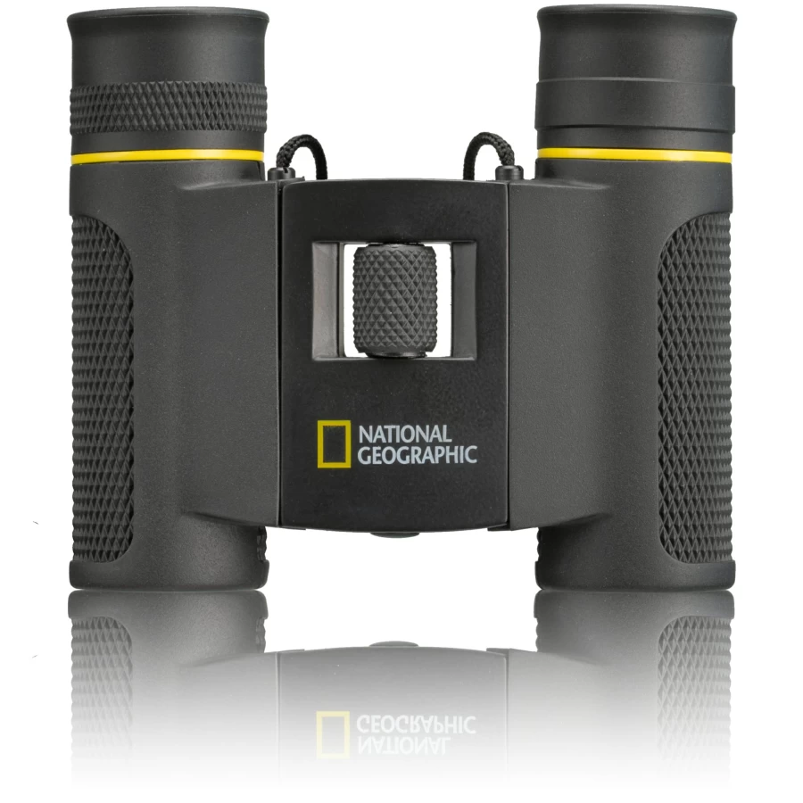Bresser 8x21 Compact Pocket Binoculars – Portable Travel & Outdoor Magnifier by National Geographic