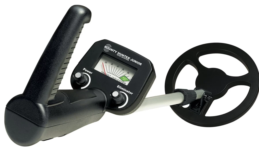 Bresser Junior Metal Detector for Kids - Bounty Hunter Edition, Lightweight & Easy-to-Use Treasure Finder
