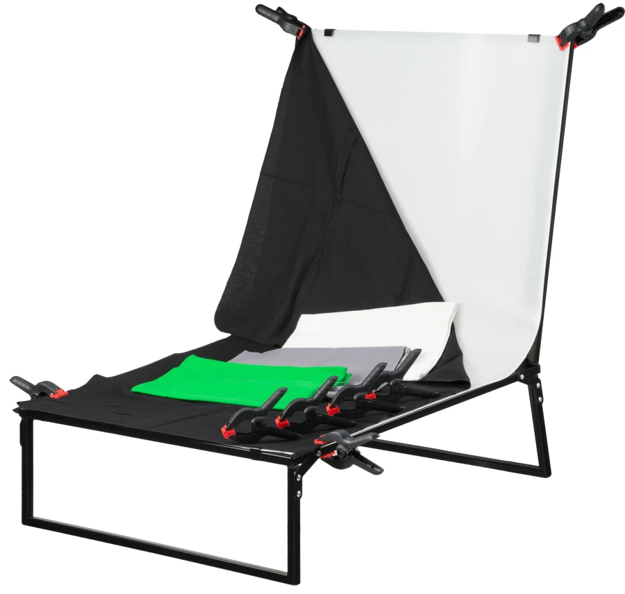 Bresser BR-ST-C 60x57cm Foldable Portable Photo Shooting Table for Professional Product Photography