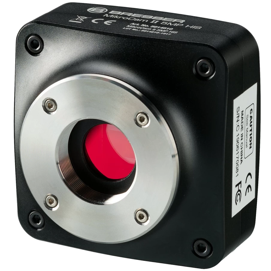 Bresser Mikrocam II 5MP USB Microscope Camera for High-Resolution Digital Microscopy
