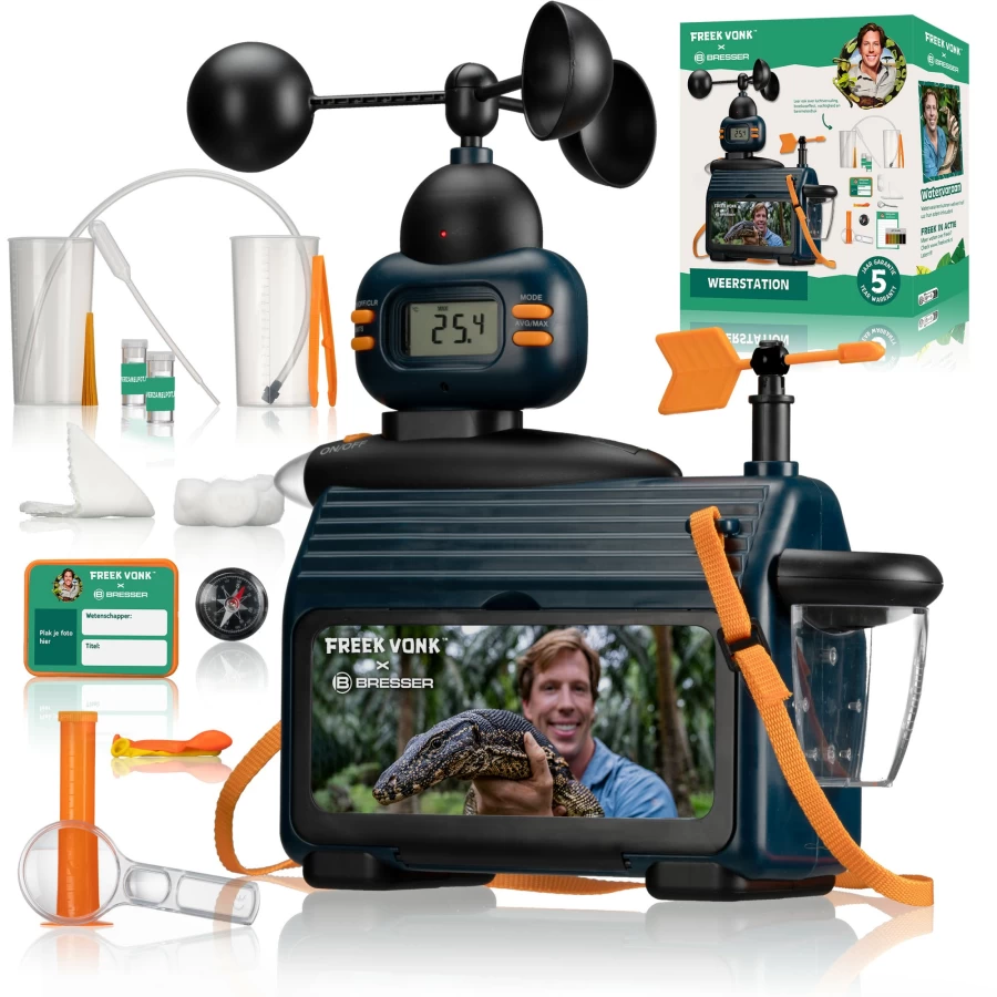 Bresser Kids Weather Station - Freek Vonk Edition for Children's Outdoor Exploration