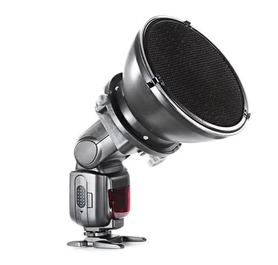 Bresser BR-Set7 7-Piece Professional Light Shaper Kit for Camera Flash Photography - Softbox, Reflectors, Diffusers