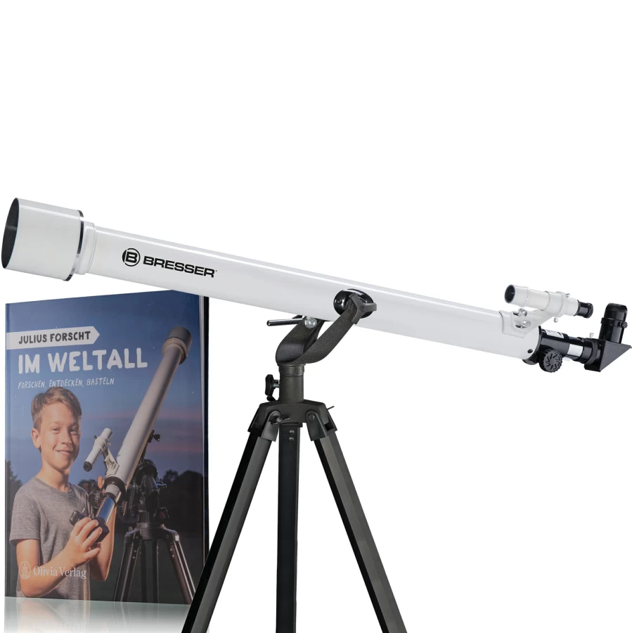 Bresser Classic 60/900 Astronomical Telescope for Beginners with 900mm Focal Length and 60mm Aperture