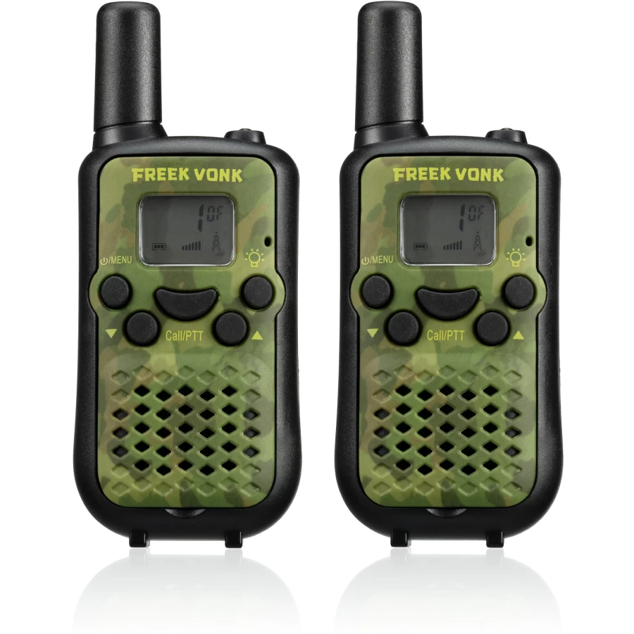 Bresser Freek Vonk 2-Way Radio Set - 2 Pack Walkie Talkies for Outdoor Adventures